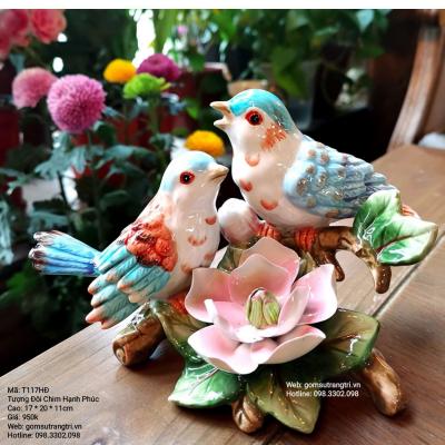 TƯỢNG ĐÔI CHIM HẠNH PHÚC